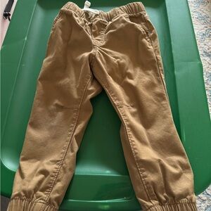 Cat & Jack Tan Casual Elastic Joggers